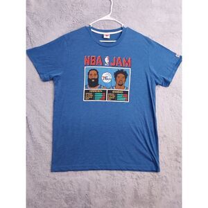Phildelphia 76ers Shirt Mens Extra Large NBA Jame James Harden Joel Embiid Retro